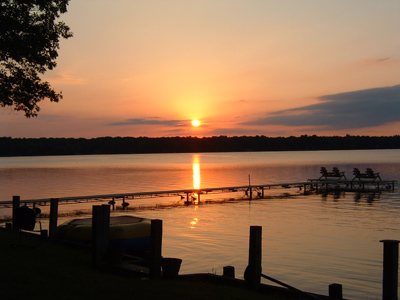 Stoffel's Shady Oaks Resort sunset